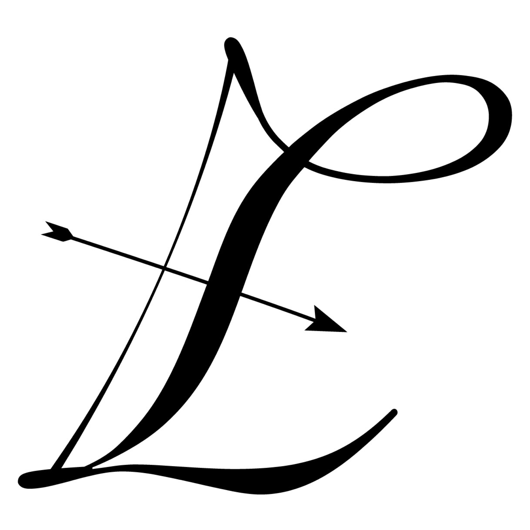 lion's tale studios luxe archer logo bow and arrow by jateth patawala