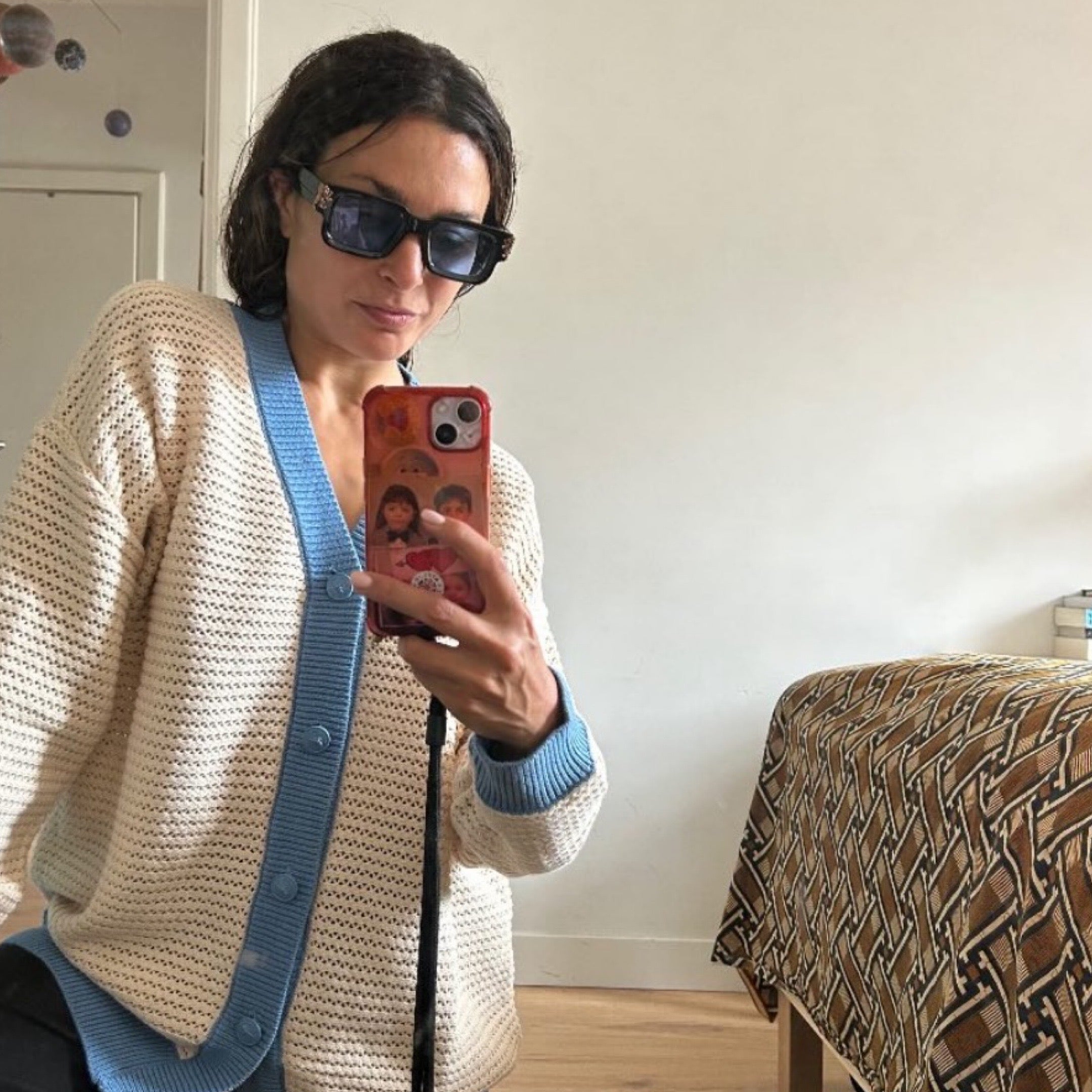 charlie chan dagelet amsterdam model cardigan knitwear eyewear midnight glacier shop the look summer 2025 festival vibes womens wear fashion Fashion OOTD StyleInspo Streetwear MensFashion WomensFashion FashionStyle Lookbook LuxuryFashion WhatIWore zonnebril