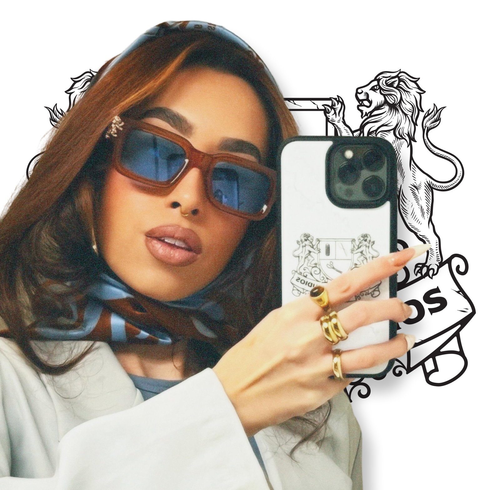 Luxe witte marmeren iPhone 16 Pro hoes van Lion’s Tale Studios — stijlvolle bescherming met 4 unieke LTS-logo’s, premium afwerking, exclusief voor iPhone 16 Pro en Pro Max. Luxury white marble iPhone 16 Pro case by Lion’s Tale Studios — sleek protective cover with 4 unique LTS logos, premium finish, exclusive fit for iPhone 16 Pro and Pro Max.