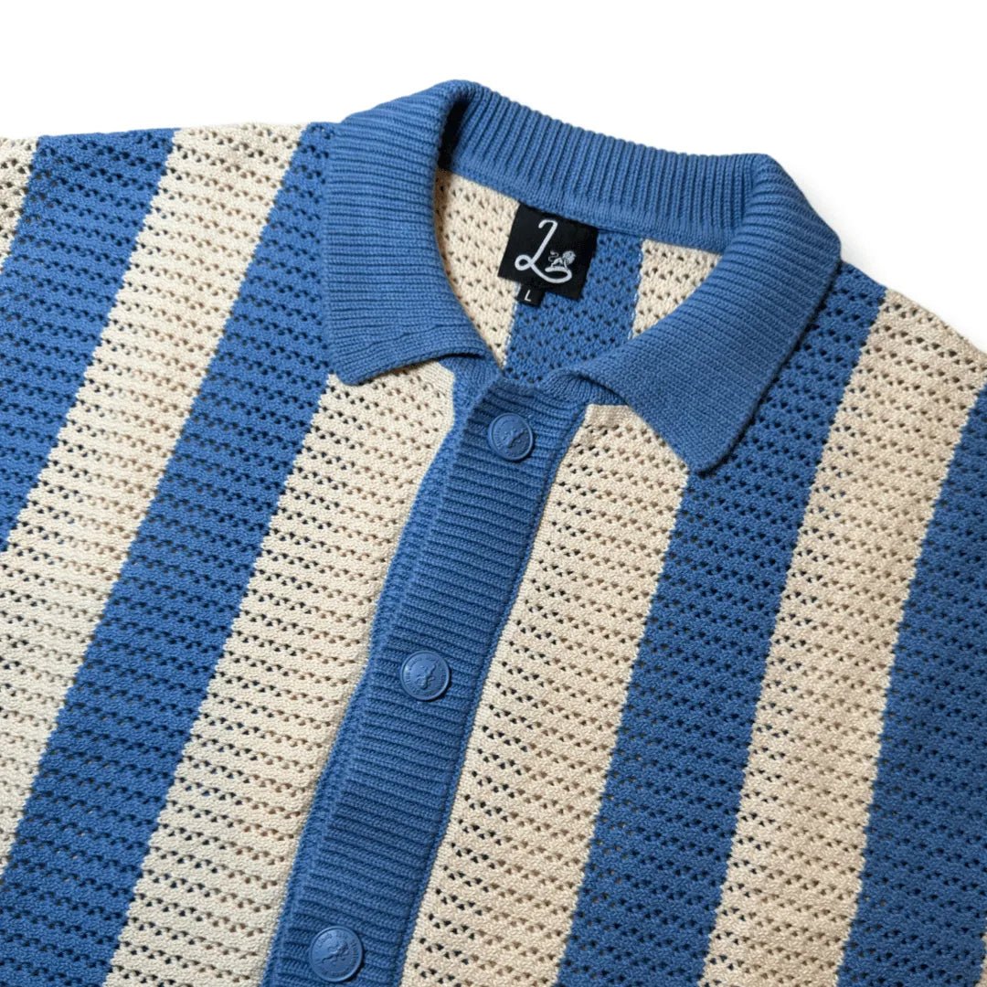 Anti - Logo Knitted Striped Shirt - Lion's Tale Studios