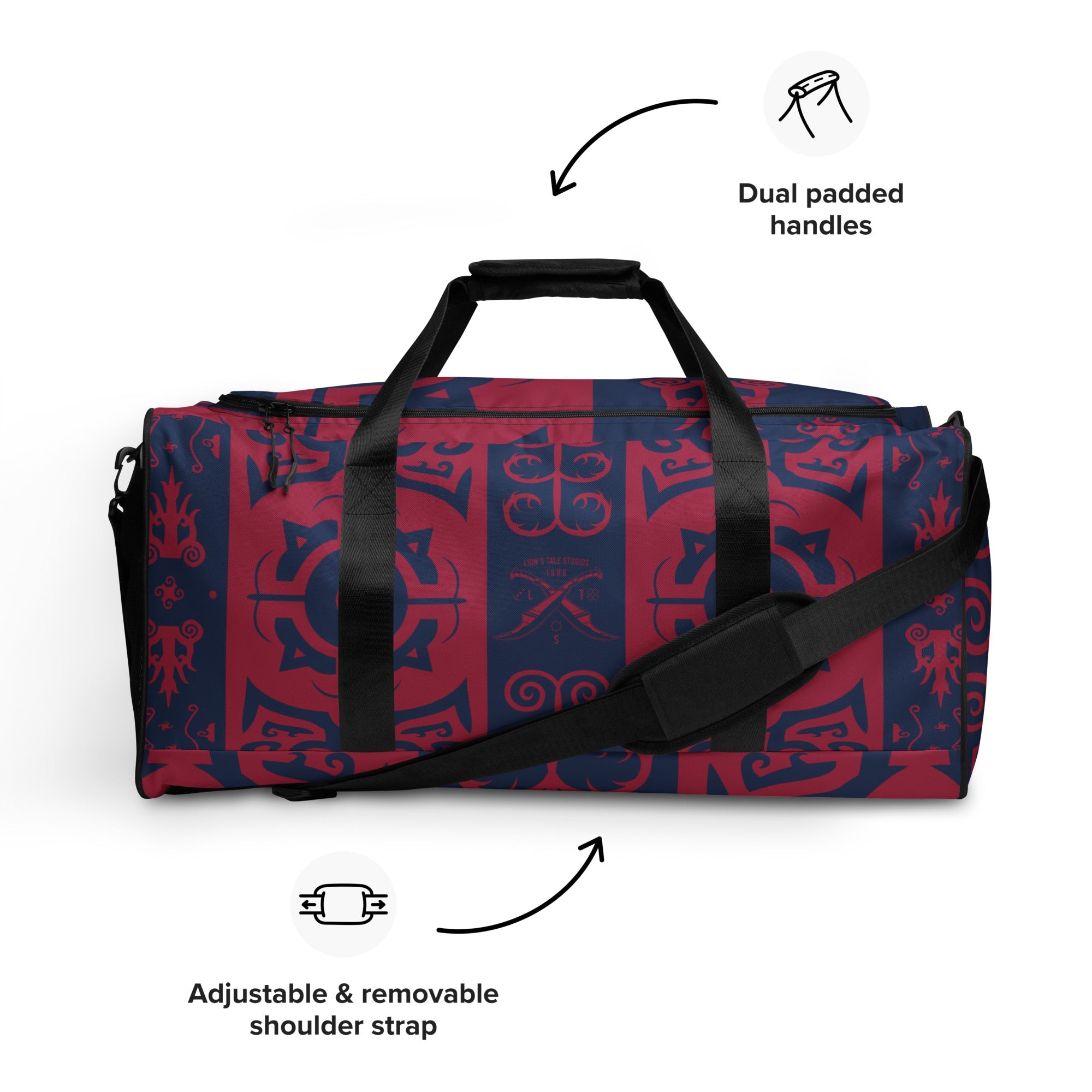 Duffle with LTS Eternal Print - Lion's Tale Studios