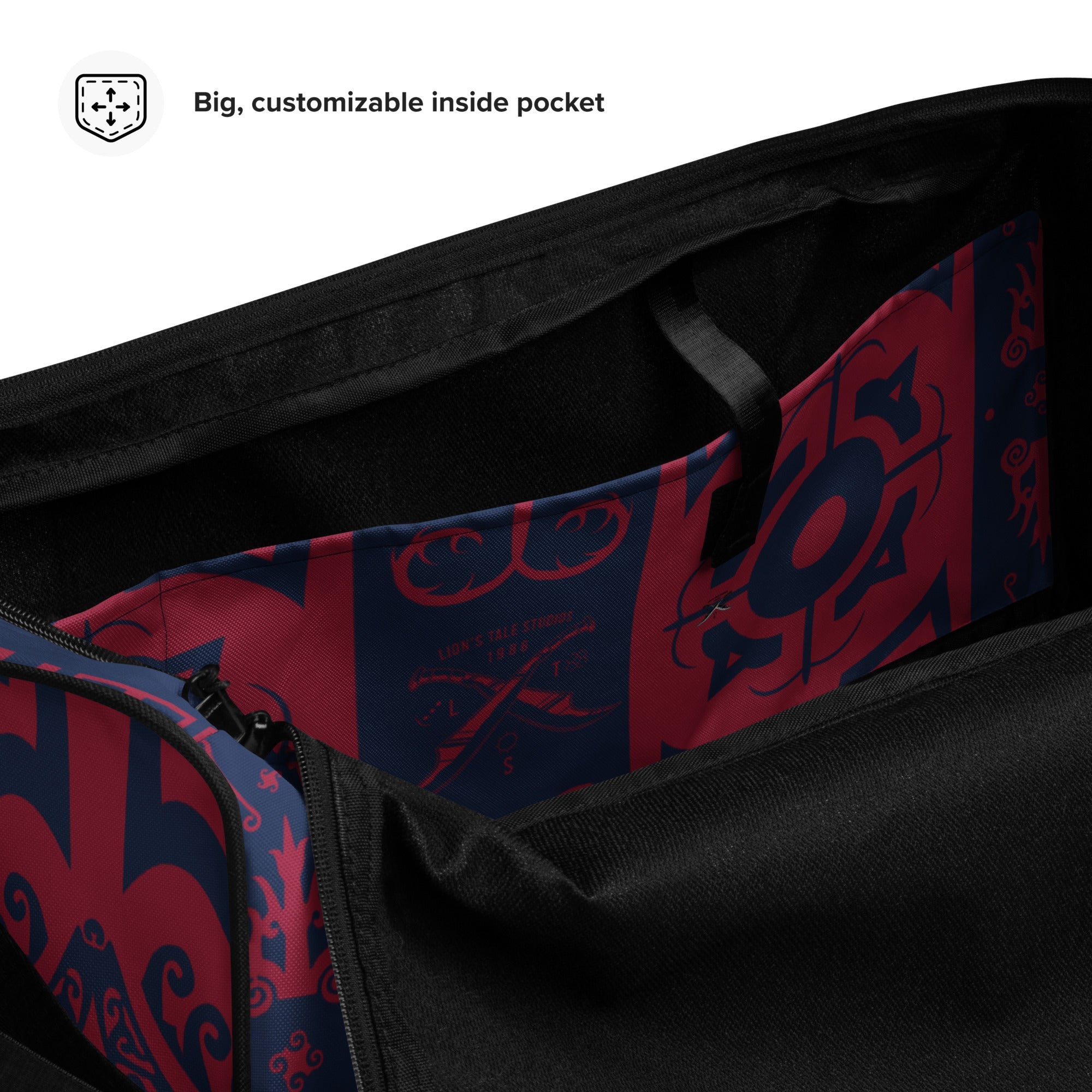 Duffle with LTS Eternal Print - Lion's Tale Studios