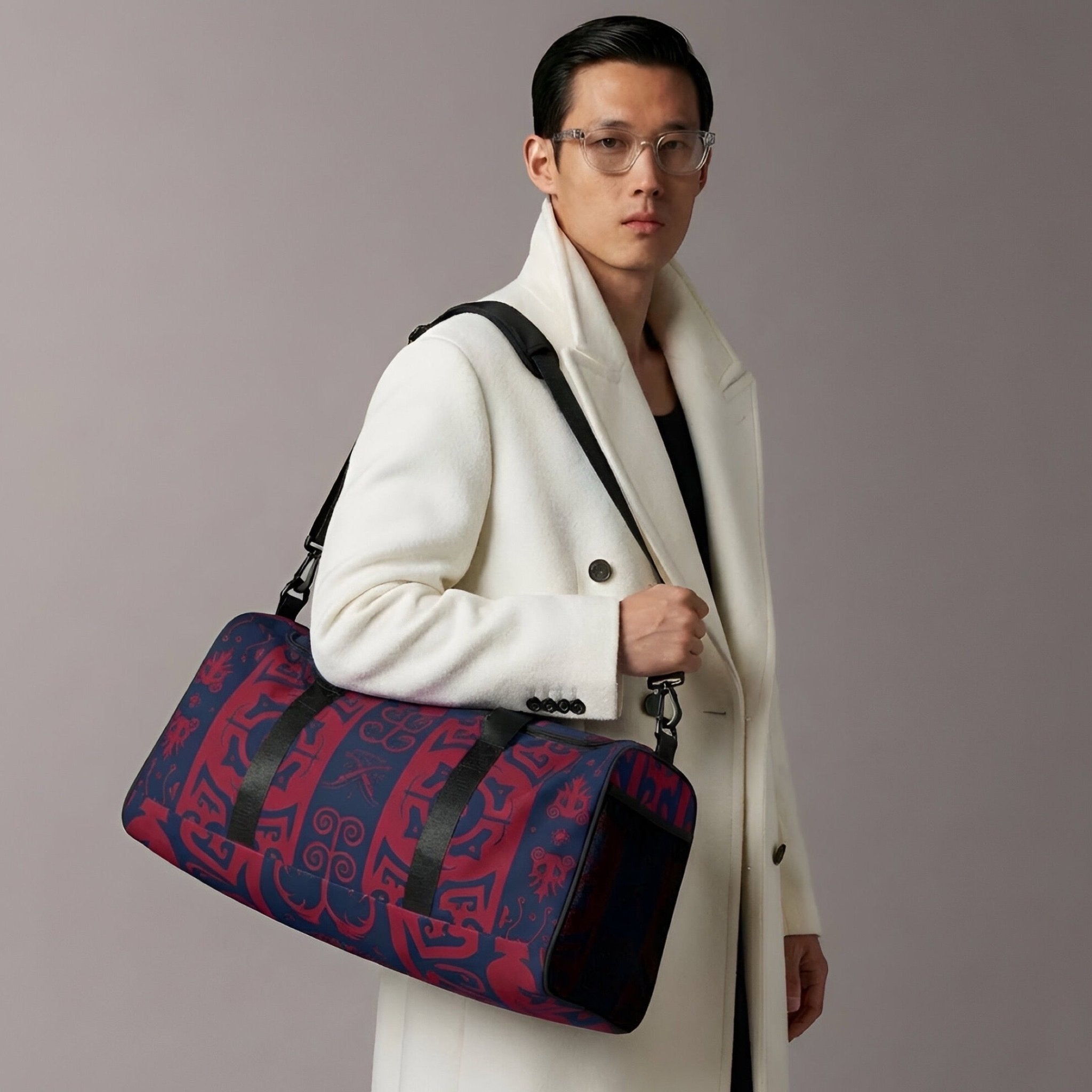 Duffle with LTS Eternal Print - Lion's Tale Studios