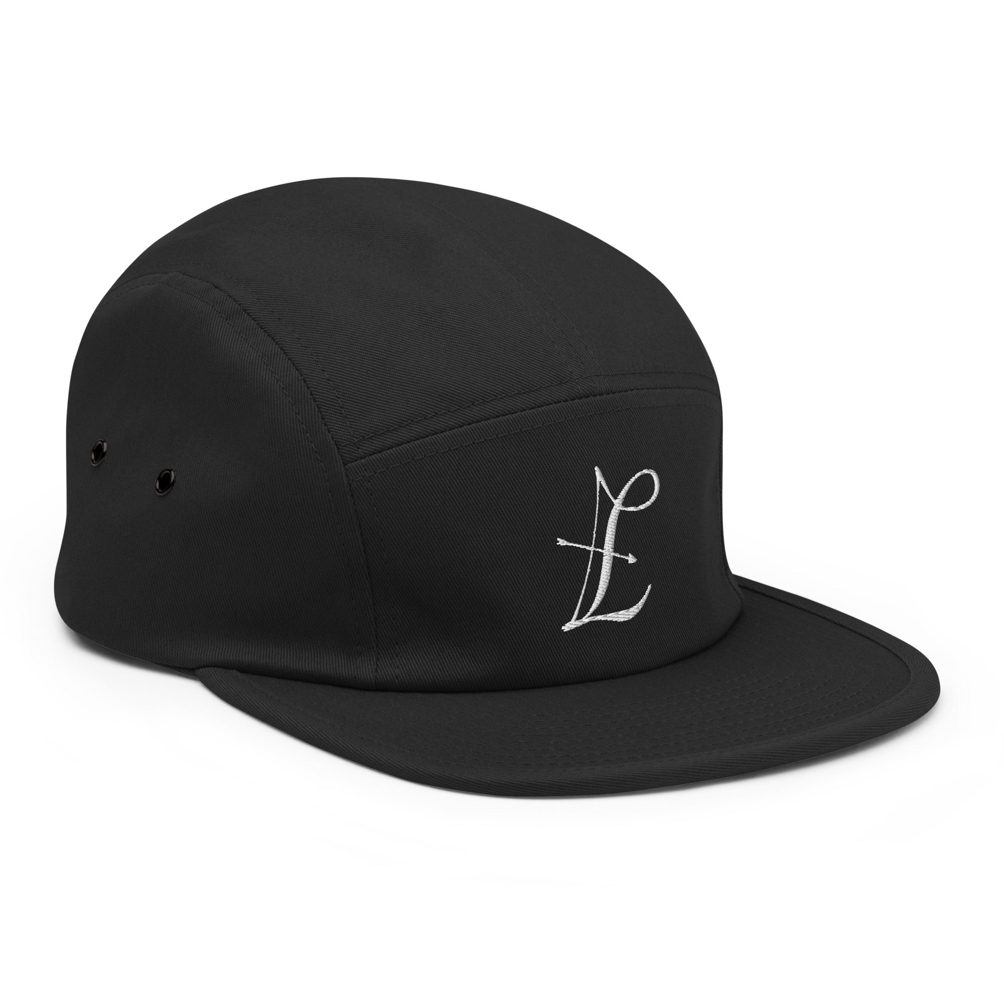 Five Panel Cap with LTS Luxe Archer Logo - Lion's Tale Studios
