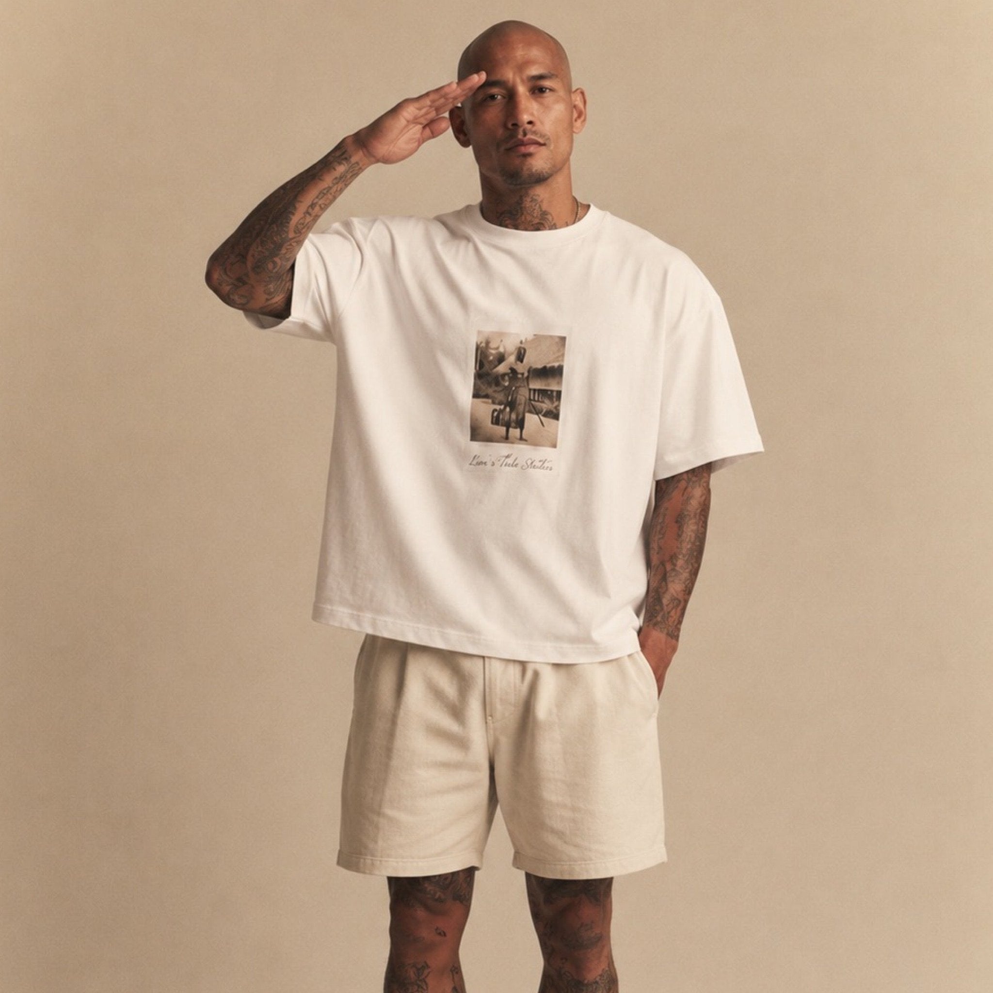 Men's Boxy Warrior Tee - Lion's Tale Studios