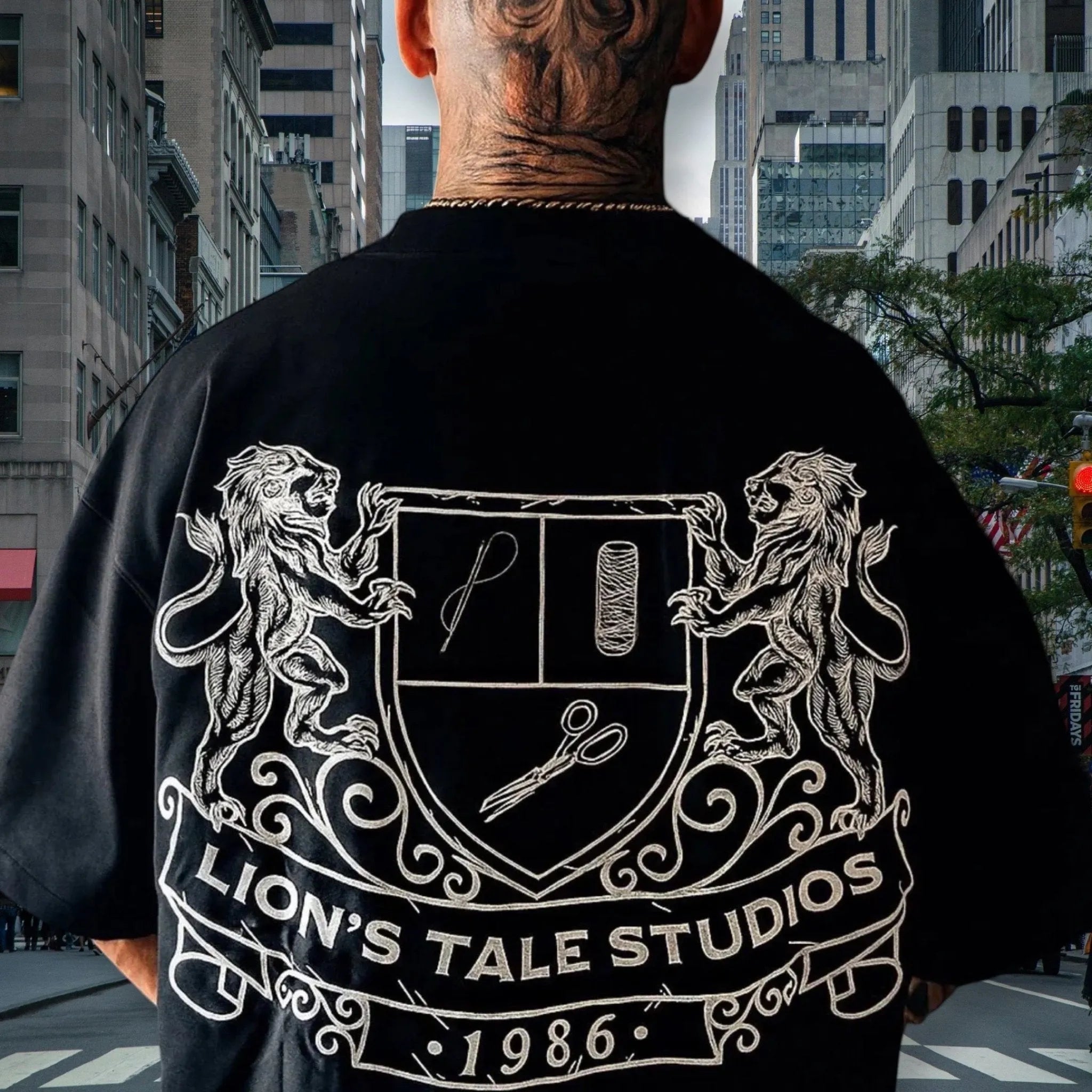 'Luxe Archer & LTS OG' Tee - Lion's Tale Studios