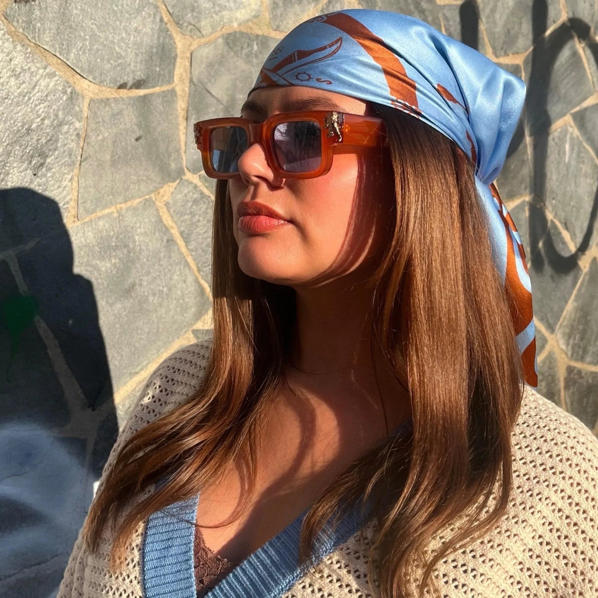 Anti - Logo Knitted Cardigan - Lion's Tale Studios