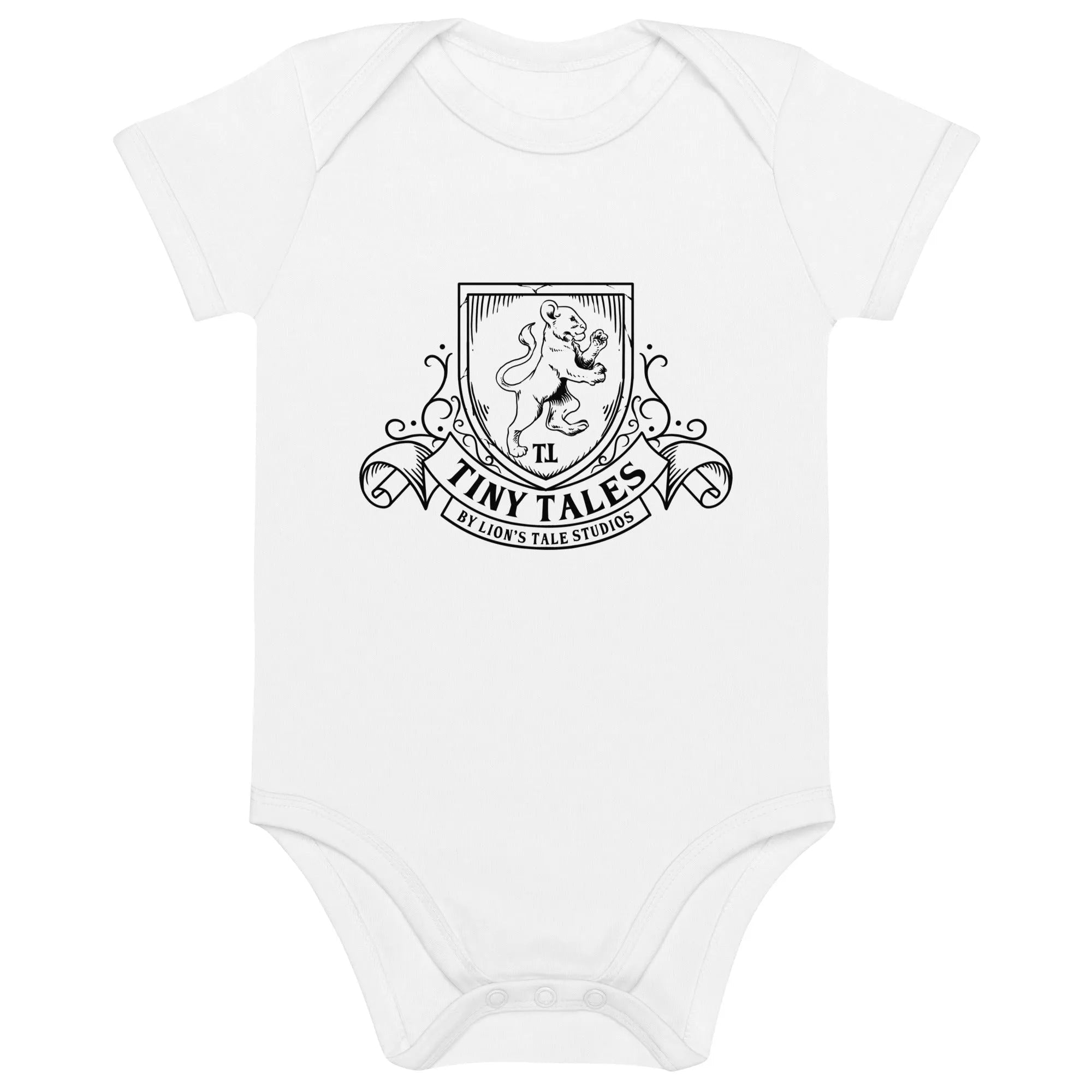 Unisex Baby Bodysuit with Tiny Tales Logo - Lion's Tale Studios