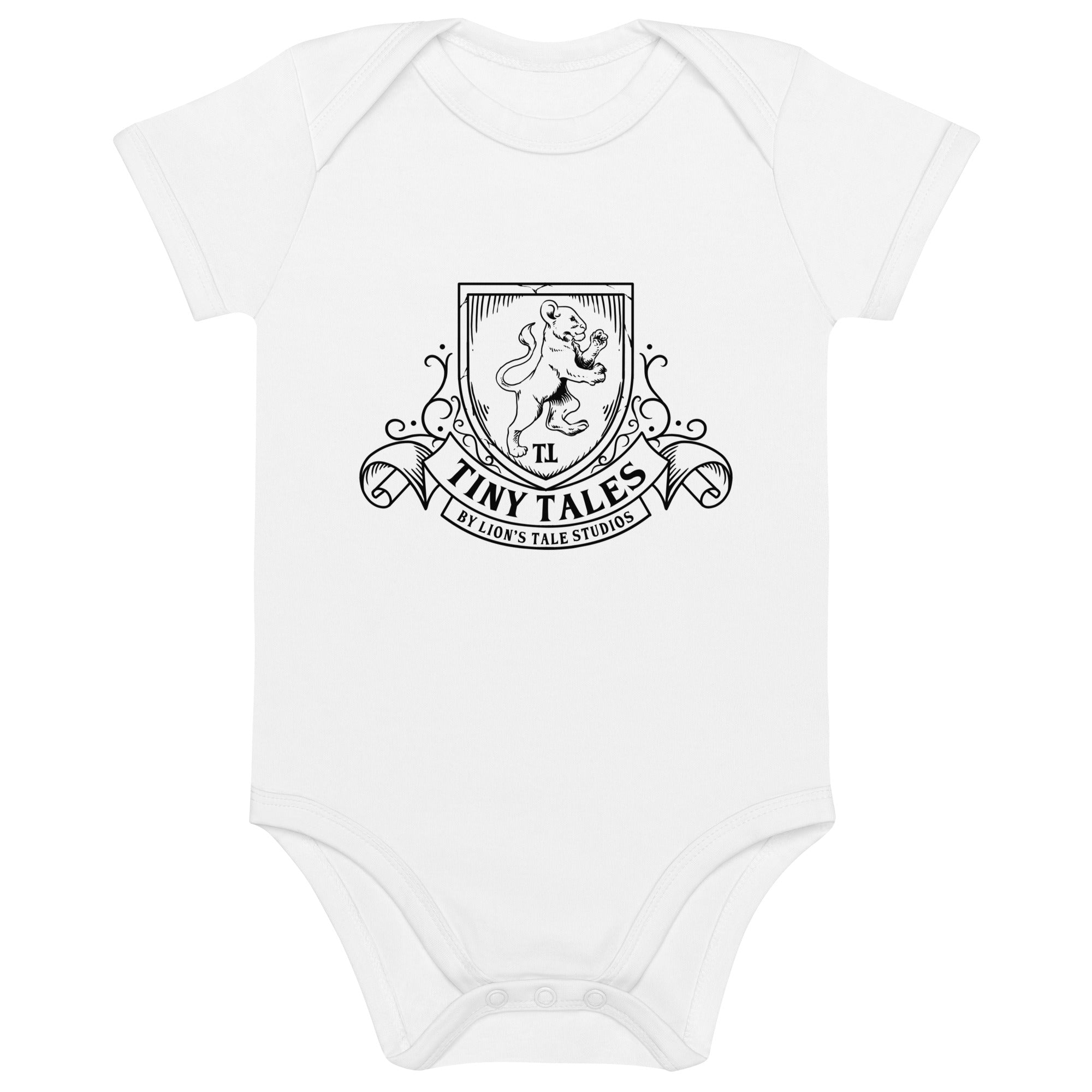 Unisex Baby Bodysuit with Tiny Tales Logo - Lion's Tale Studios