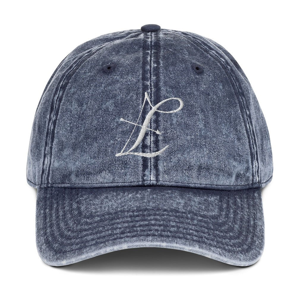 Vintage Cotton Twill Cap with LTS Luxe Archer Logo - Lion's Tale Studios