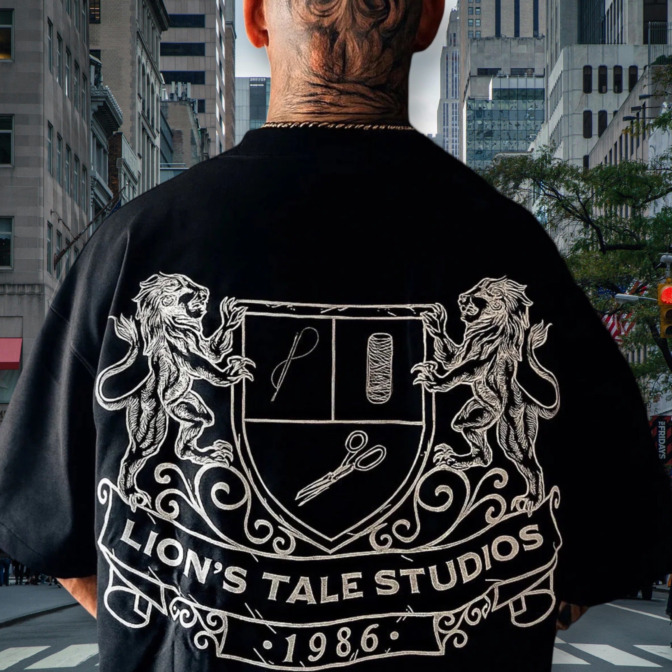 'Luxe Archer & LTS OG' Tee - Lion's Tale Studios