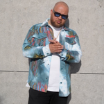 papi mikey dinero jet black light blue watch rolex playboy colors beard actor bnn vara presentator