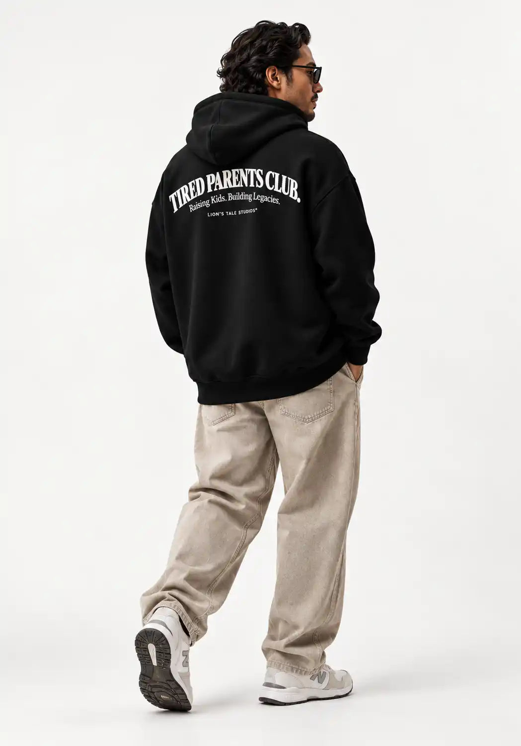 Unisex Oversized 'Tired Parents Club' Hoodie