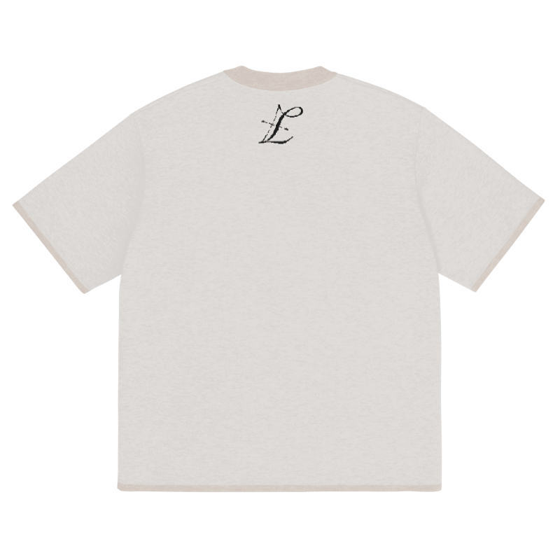 Knitted Tee with LTS Font