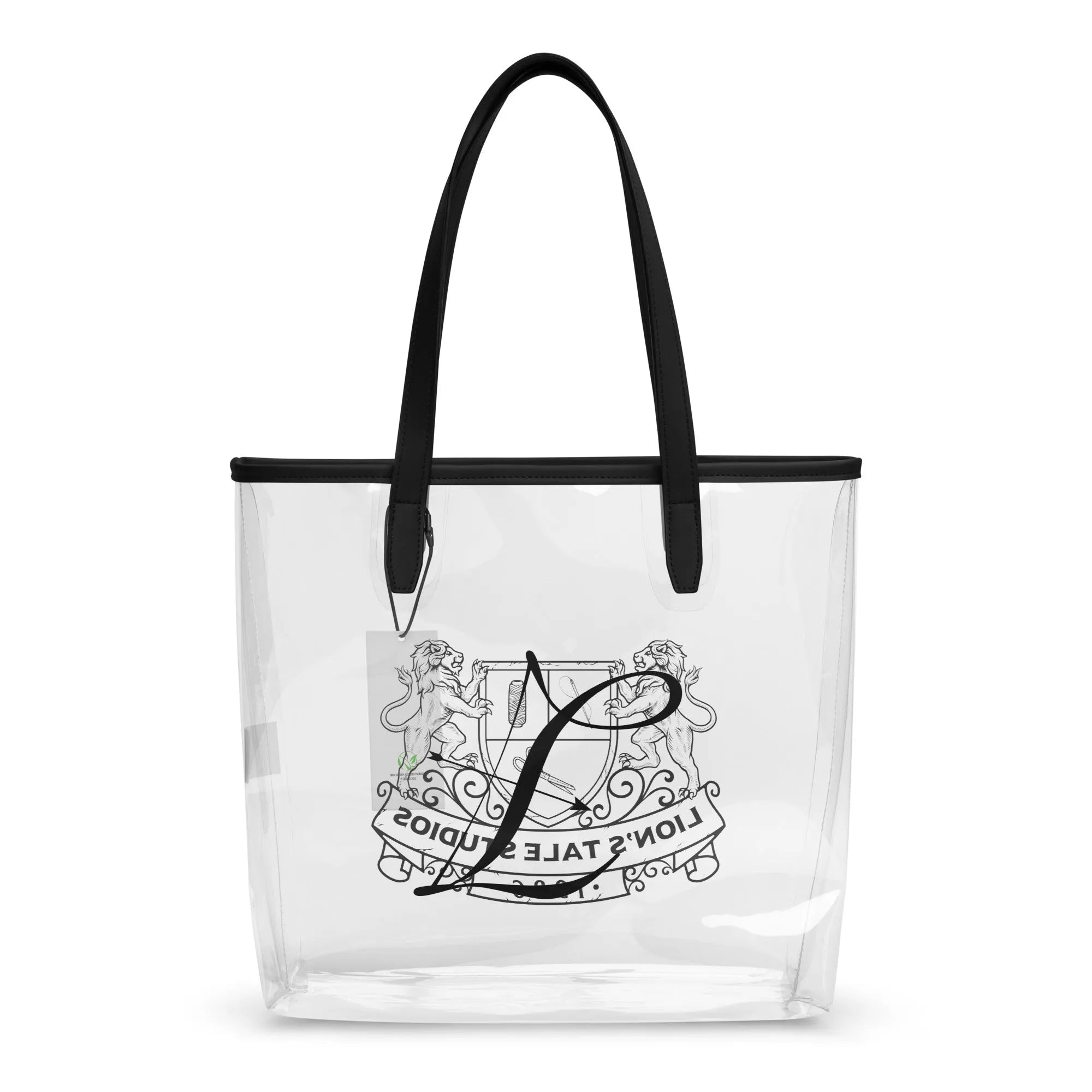 Clear Tote with LTS OG and Luxe Archer Logo - Lion's Tale Studios