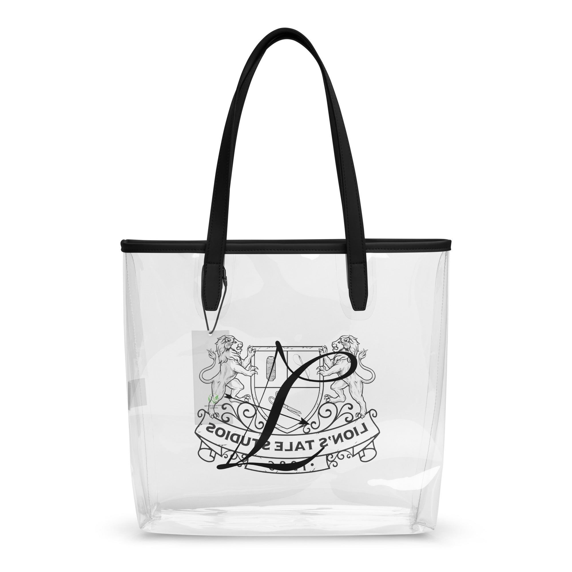 Clear Tote with LTS OG and Luxe Archer Logo - Lion's Tale Studios