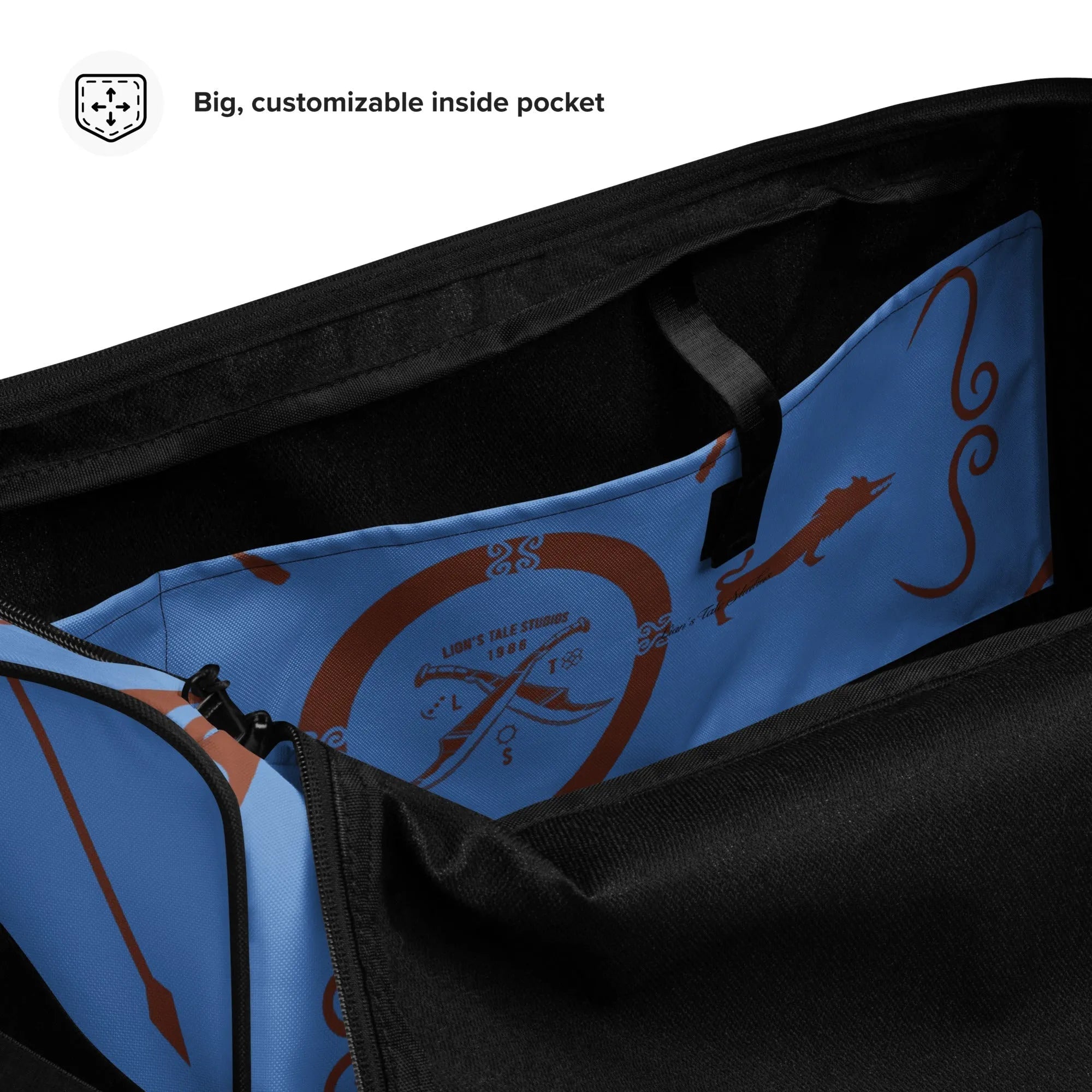 Duffle with LTS Eternal Print - Lion's Tale Studios