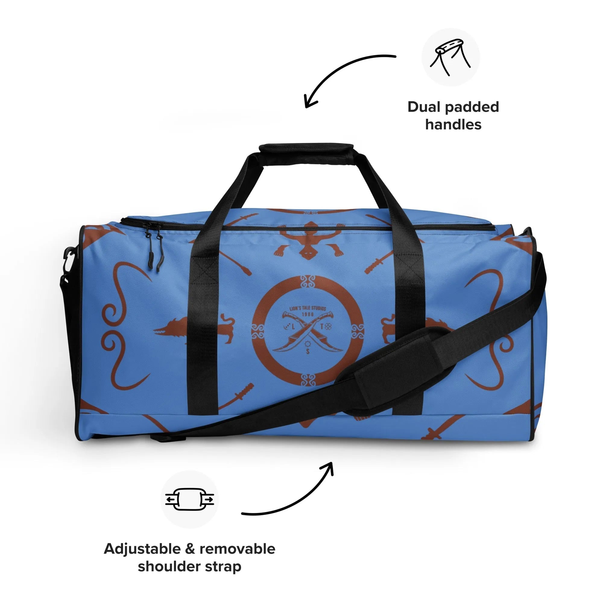 Duffle with LTS Eternal Print - Lion's Tale Studios