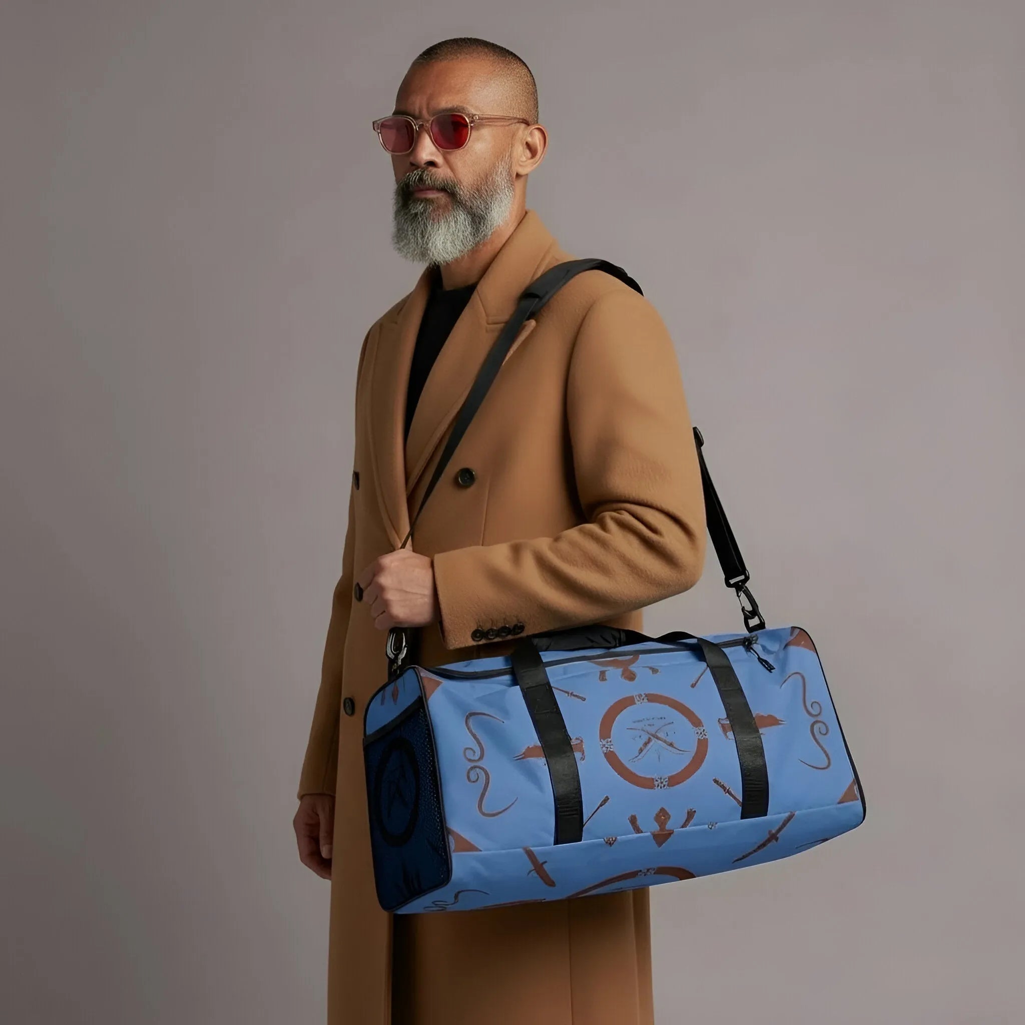 Duffle with LTS Eternal Print - Lion's Tale Studios
