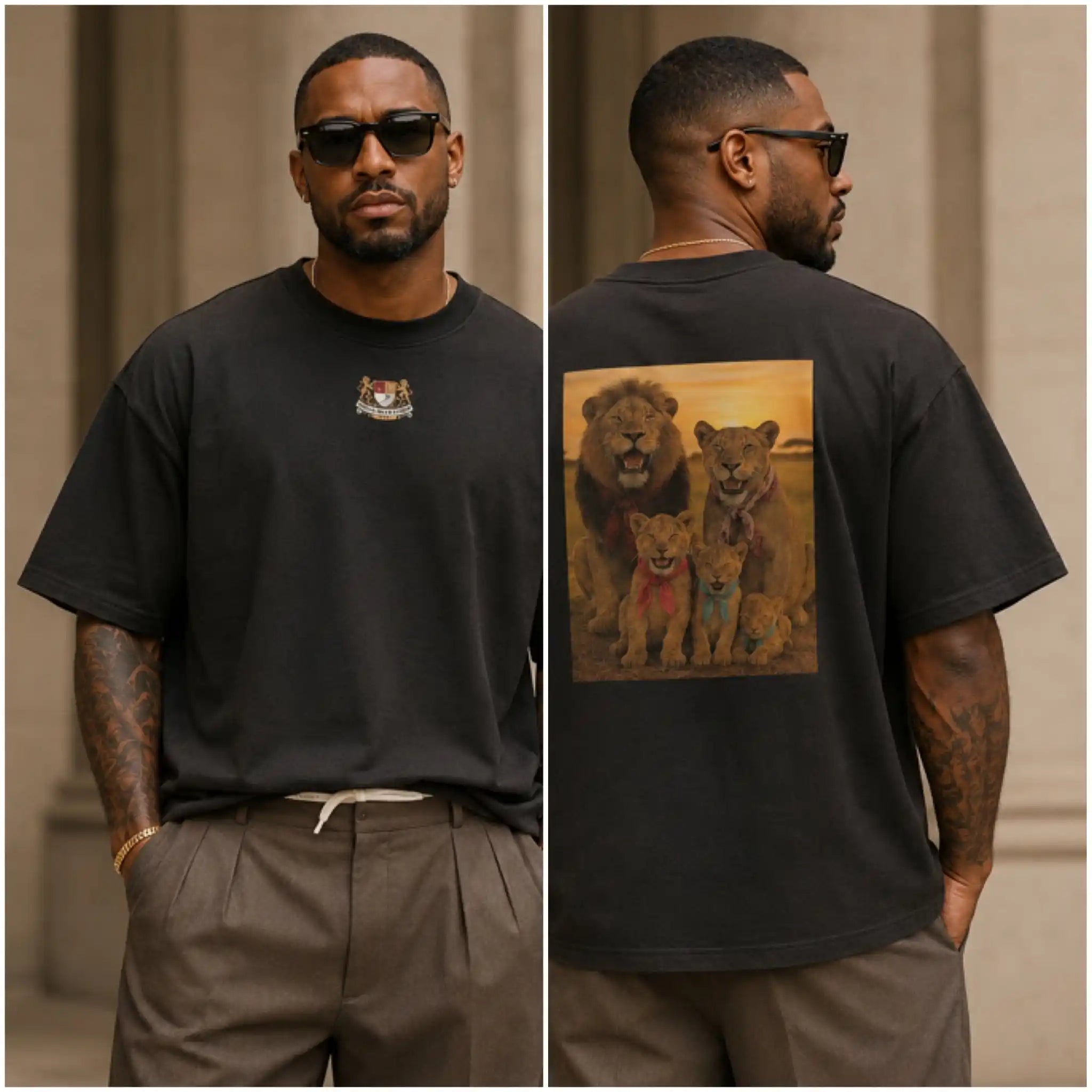 Men’s Boxy 'We Are Family' Tee | Lion's Tale Studios