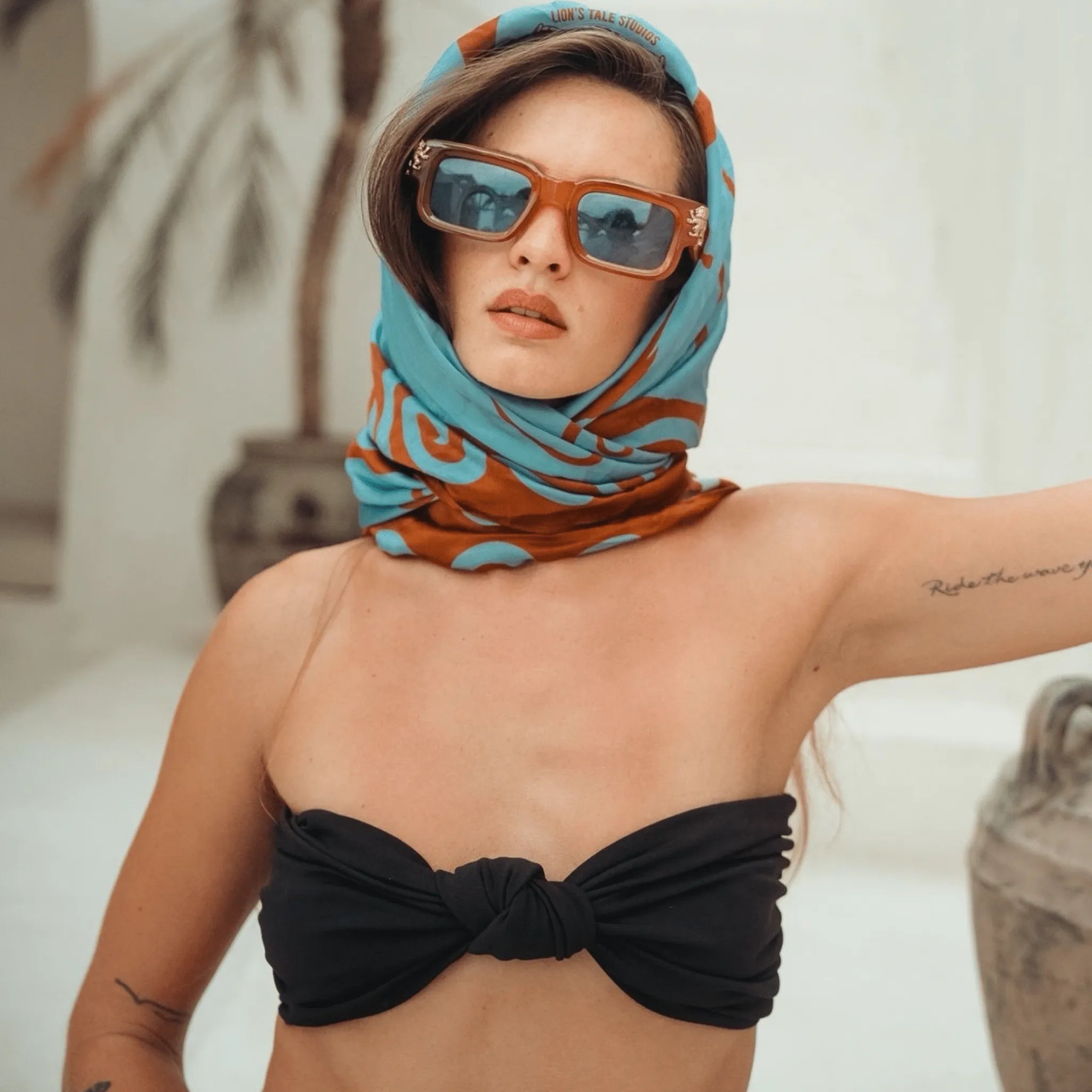 100% Pure Silk Scarf - Lion's Tale Studios