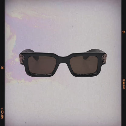 Jet Black Frame/Tea Brown Lenses