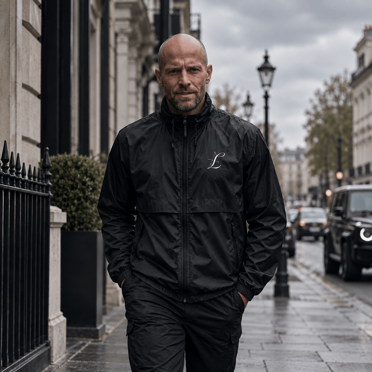 Windbreaker with LTS Luxe Archer Logo | Lion's Tale Studios