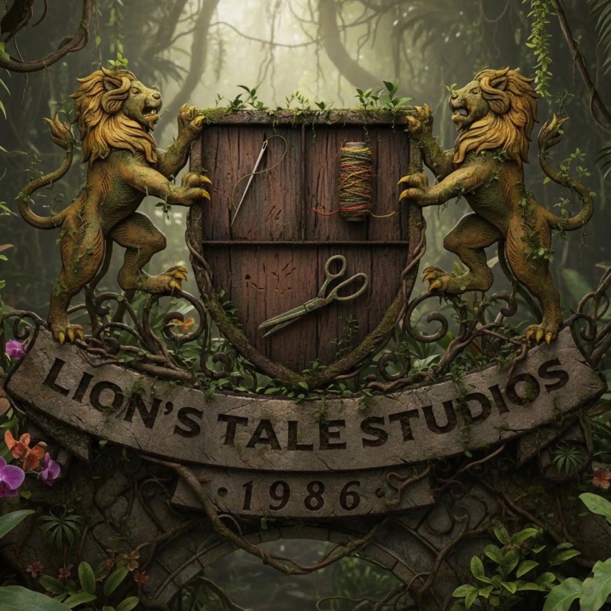 lion's tale studios artwork LTS jungle print